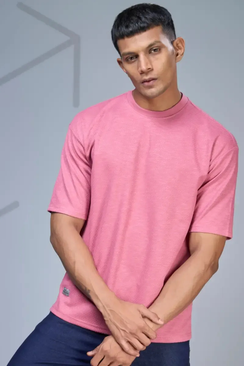 Men's Self Designed Drop Shoulder T-shirt