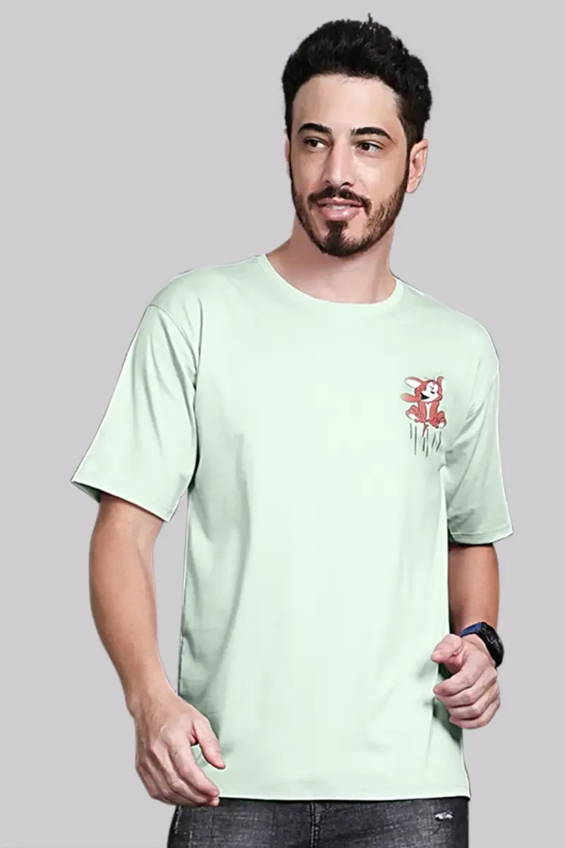 Men's Round Neck Printed Casual T-shirt