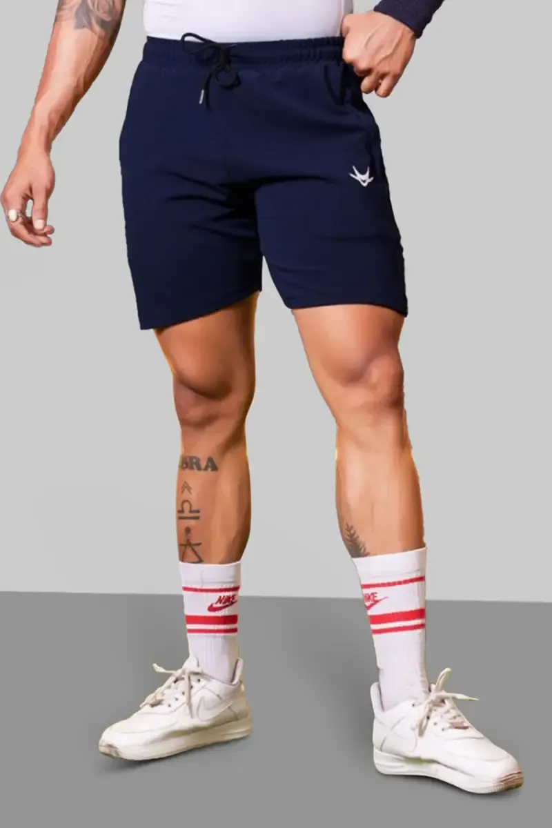 Men's Poly Blend Regular Fit Shorts