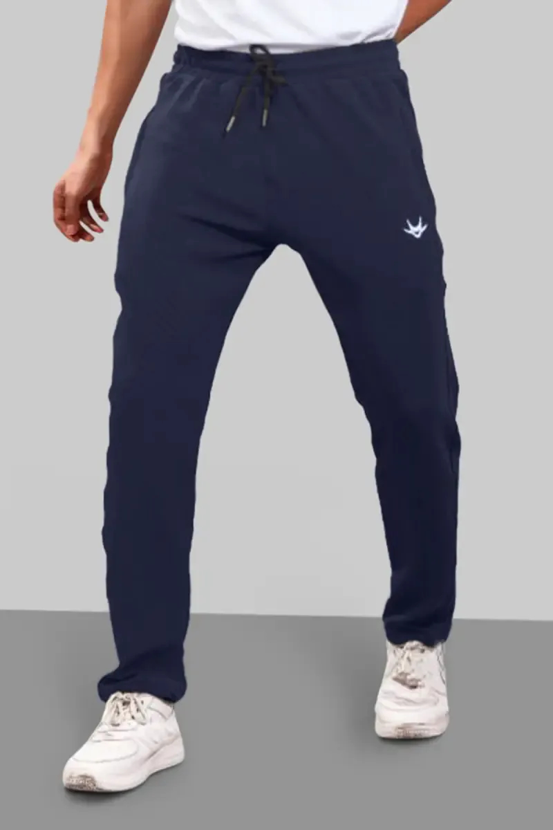 Men's Poly Blend Regular Fit Track Pants