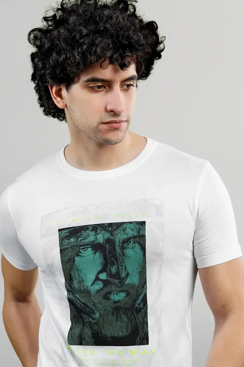 Cotton Printed T-shirt for Men