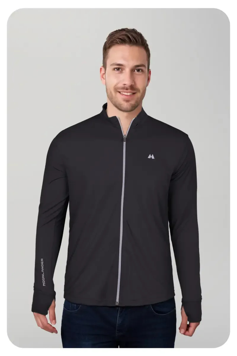 Men's Solid Sun Protection Jacket 