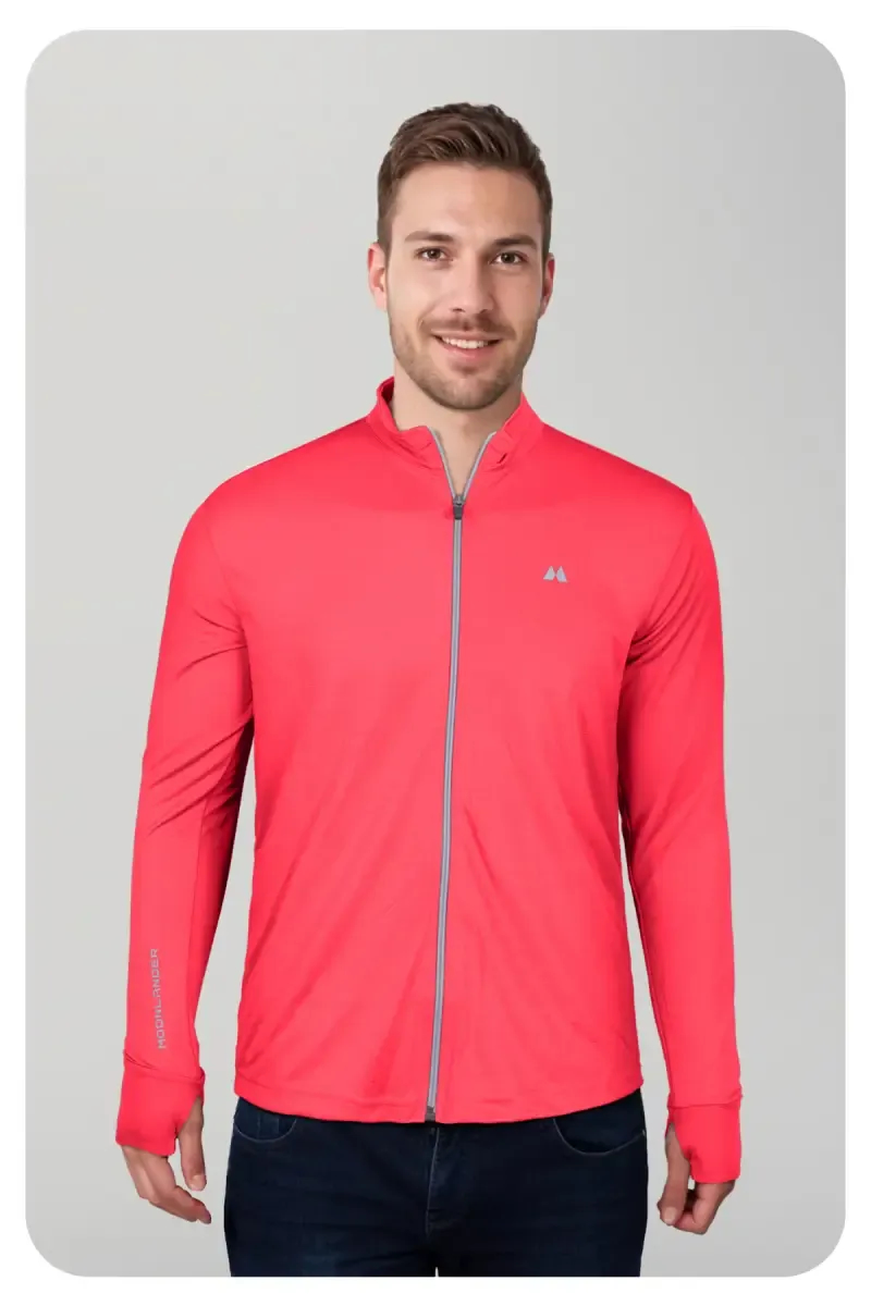 Men's Solid Sun Protection Jacket 