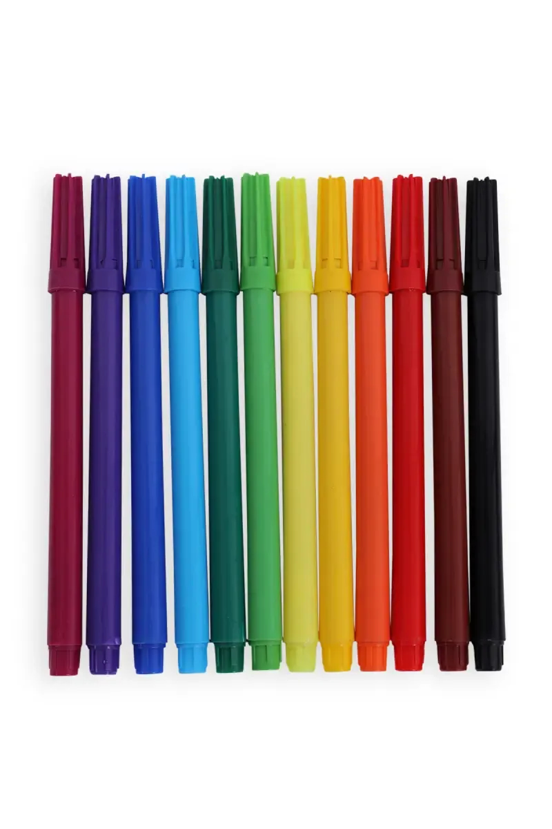 Tales 12 Shades Sketch Pen Regular (Multicolor) - Pack of 1