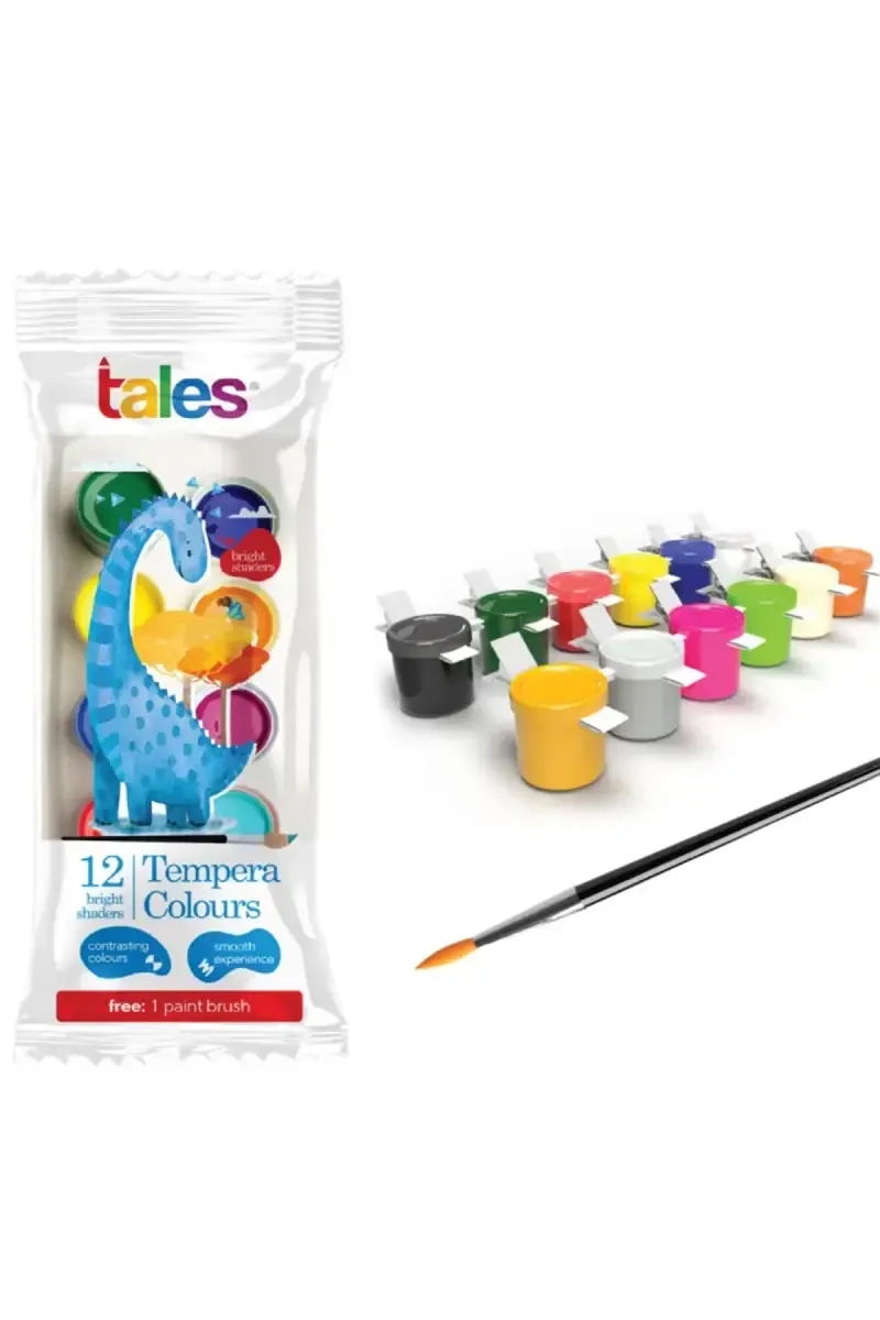 Tales Tempera Coloring Kit 12 Shades - Pack of 1