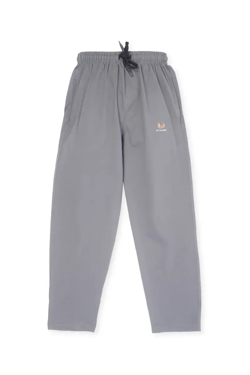 Cotton Solid Mid Rise Track Pant for Boys