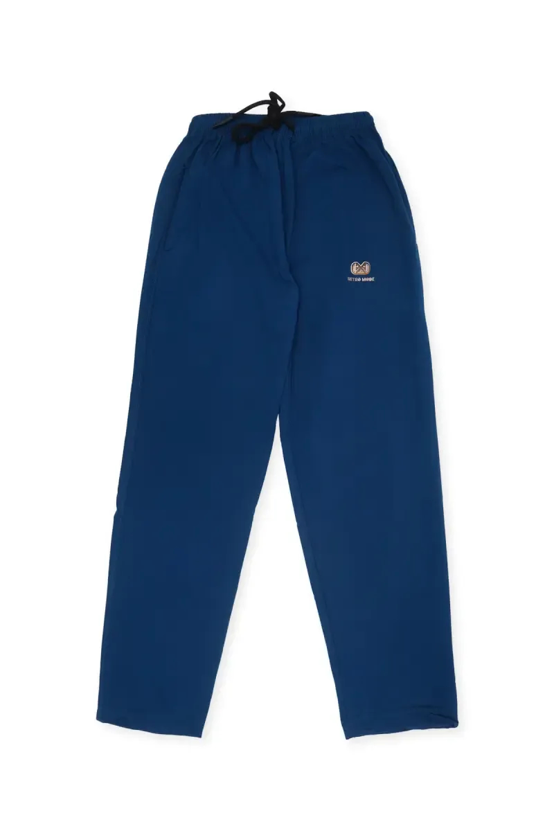 Cotton Solid Mid Rise Track Pant for Boys