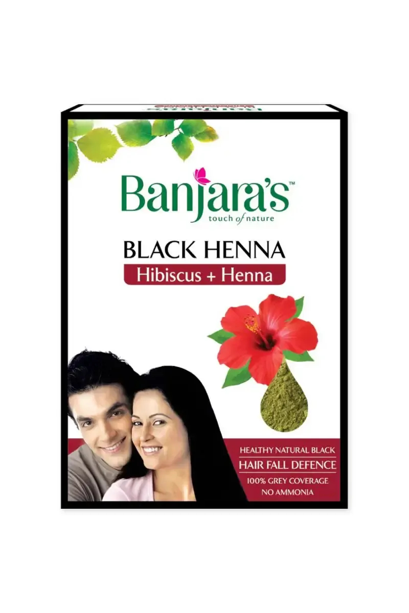 Banjara's Black Henna with Hibiscus-50g