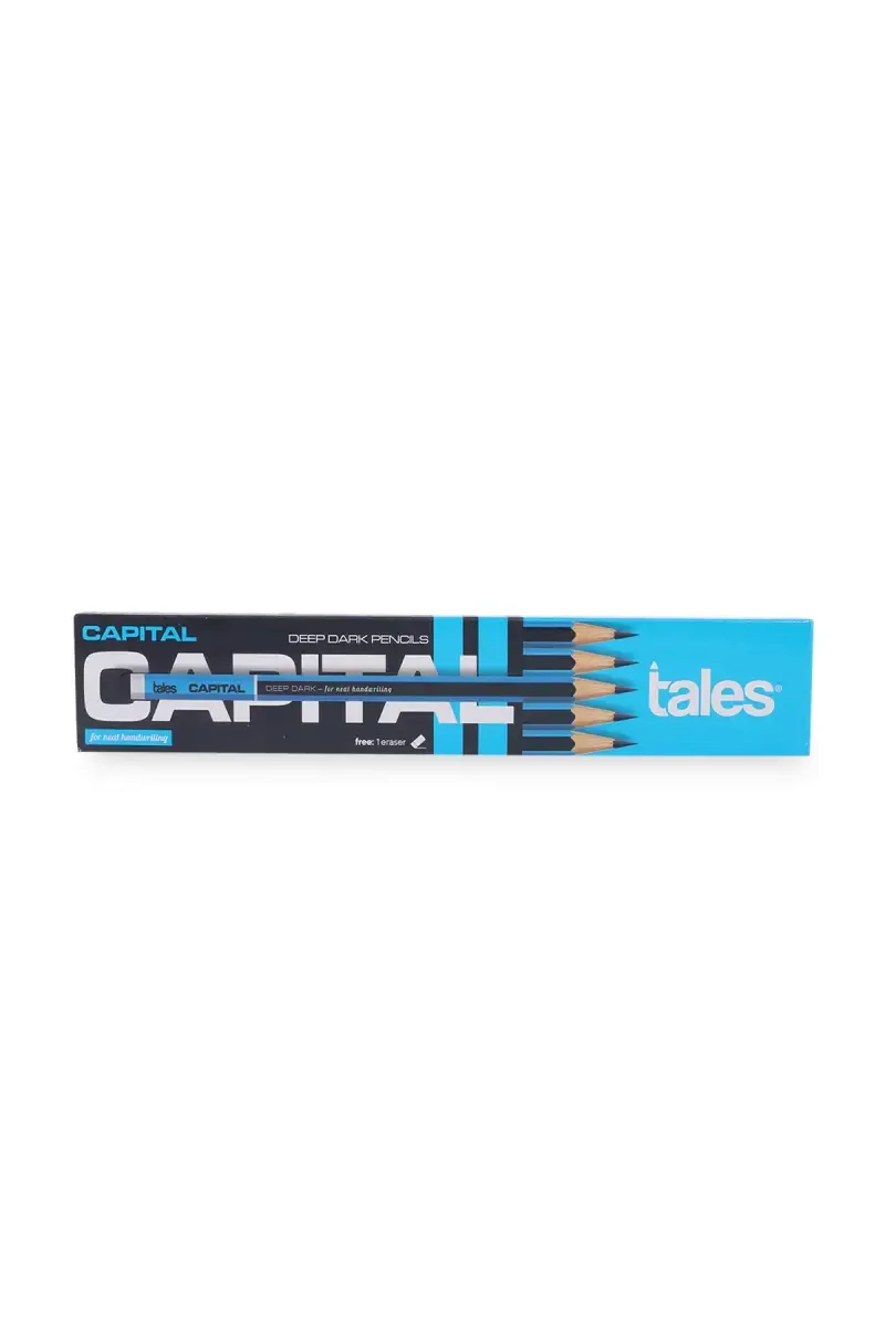 Tales Super Dark Pencils (Capital) - Pack of 10