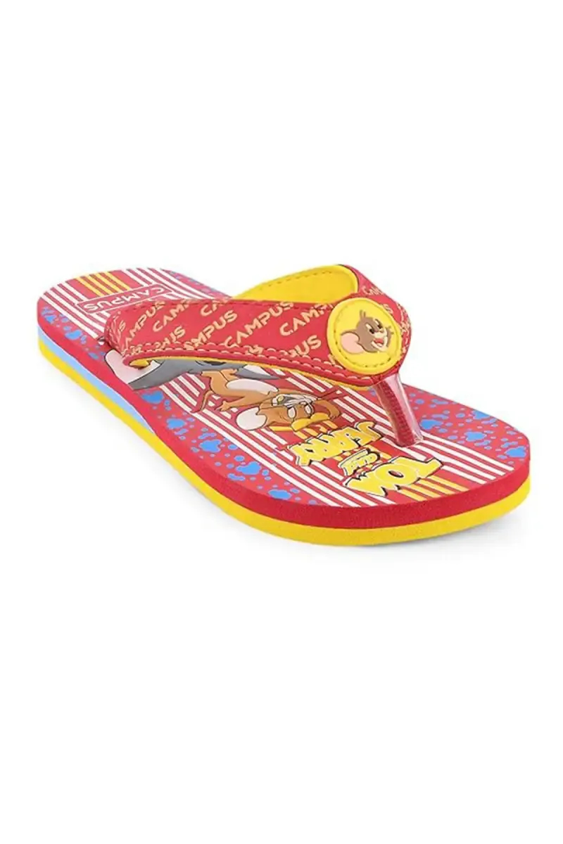 Tom & Jerry Printed Casual Flip Flops for kids