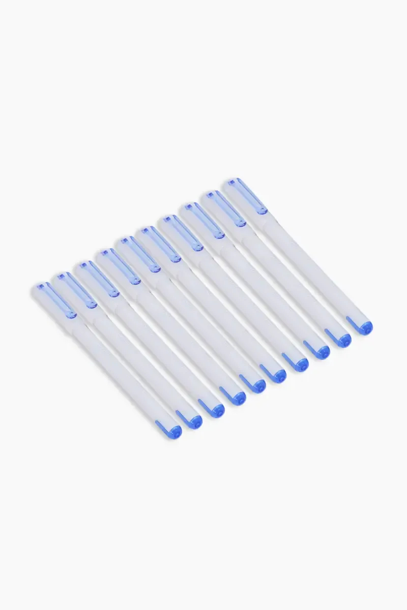 Unomax Ultron Pearl 2X Ball Pen (White) - Pack of 10