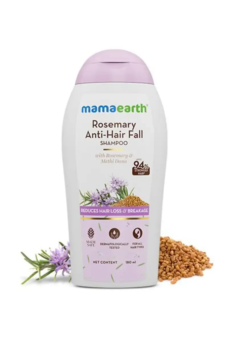 Mamaearth Rosemary Anti-Hair Fall Shampoo - 180 ml