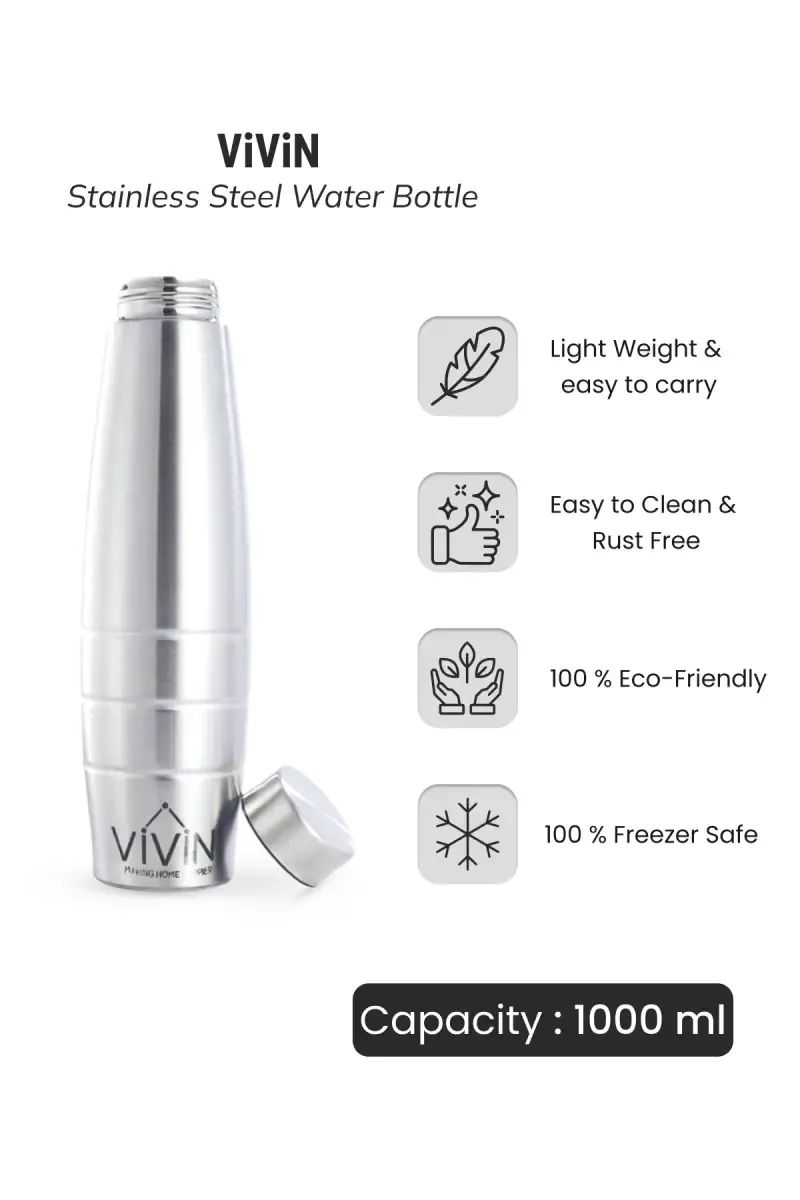 Stainless Steel Water Bottle - 1000 ml