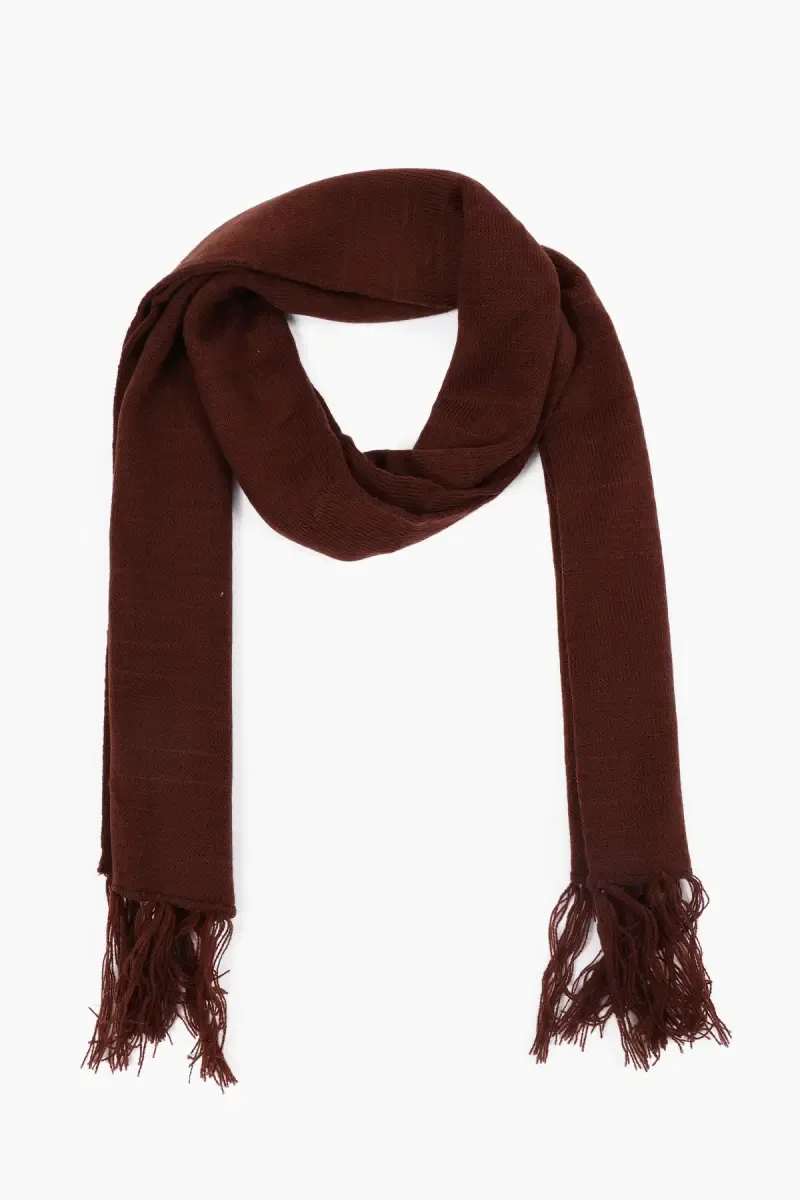 Solid Wool Scarf for Men and Women