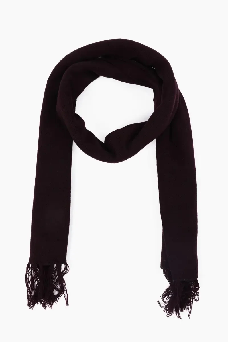 Solid Wool Scarf for Men and Women