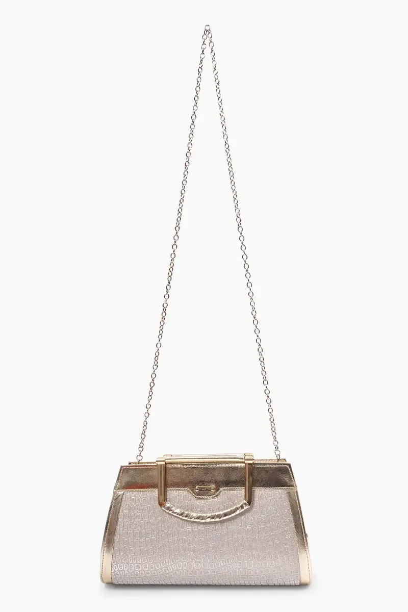 Premium Party Wear Handheld Bag with Detachable Strap