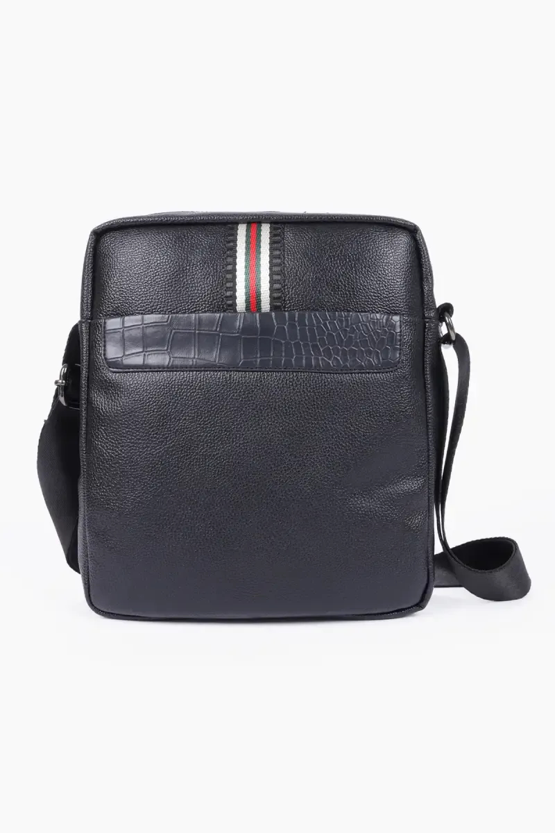 Stylish Premium Faux Leather Messenger Bag for Men