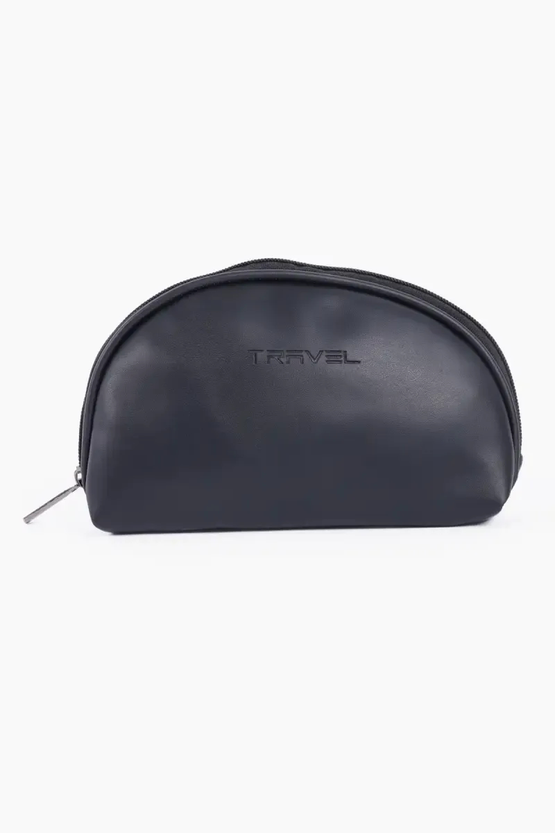 Women's Semicircle Makeup Pouch & Wallet Purse