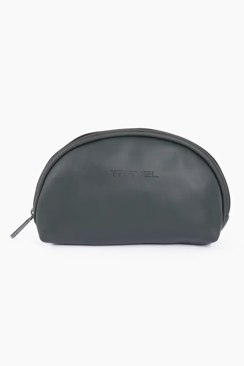 Women's Semicircle Makeup Pouch & Wallet Purse
