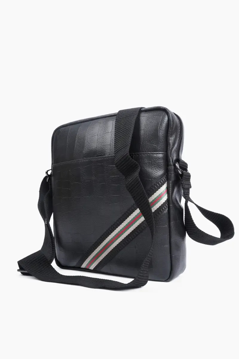 Stylish Premium Faux Leather Messenger Bag for Men