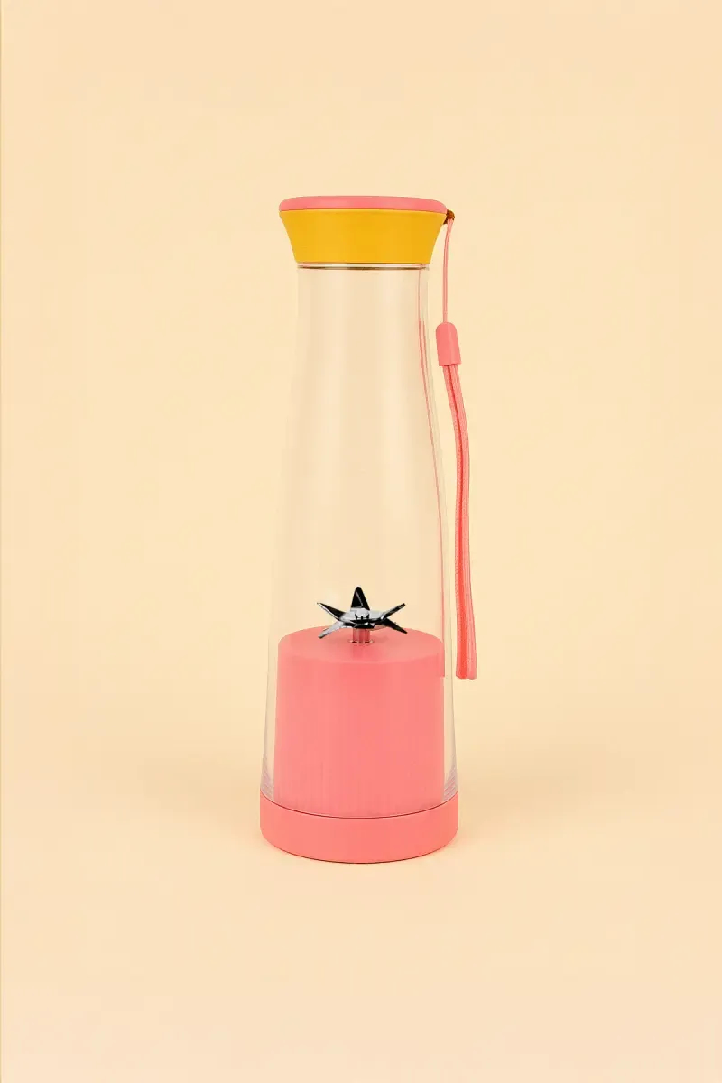 DM-628 44 W Cordless Personal Juicer/Blender with 6 Dimensional Blades (Pink)