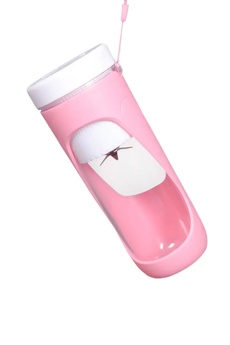 DM-688 44 W Cordless Personal Juicer/Blender with 6 Dimensional Blades (Pink)