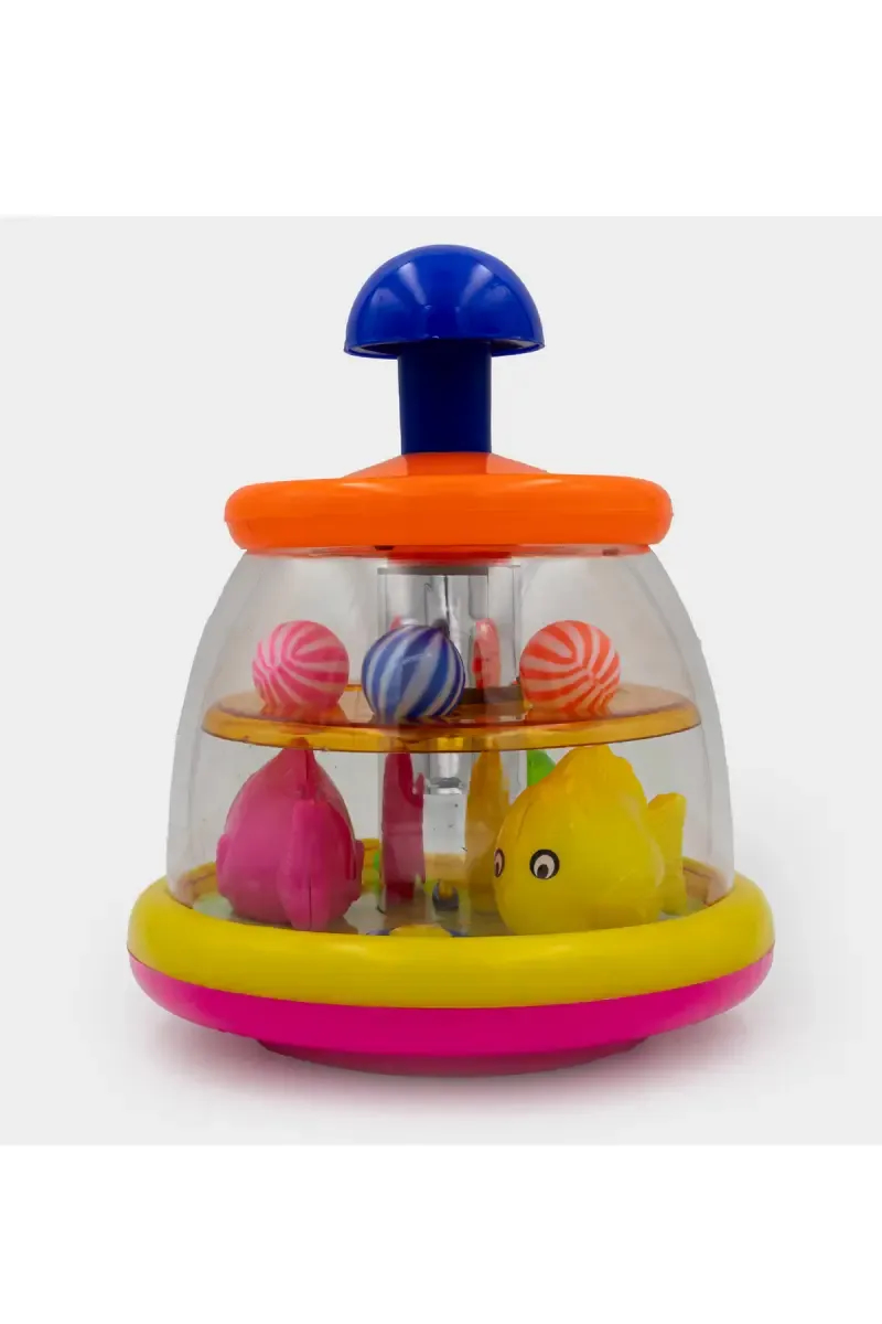 Spinning Fish Push N Spin Toy