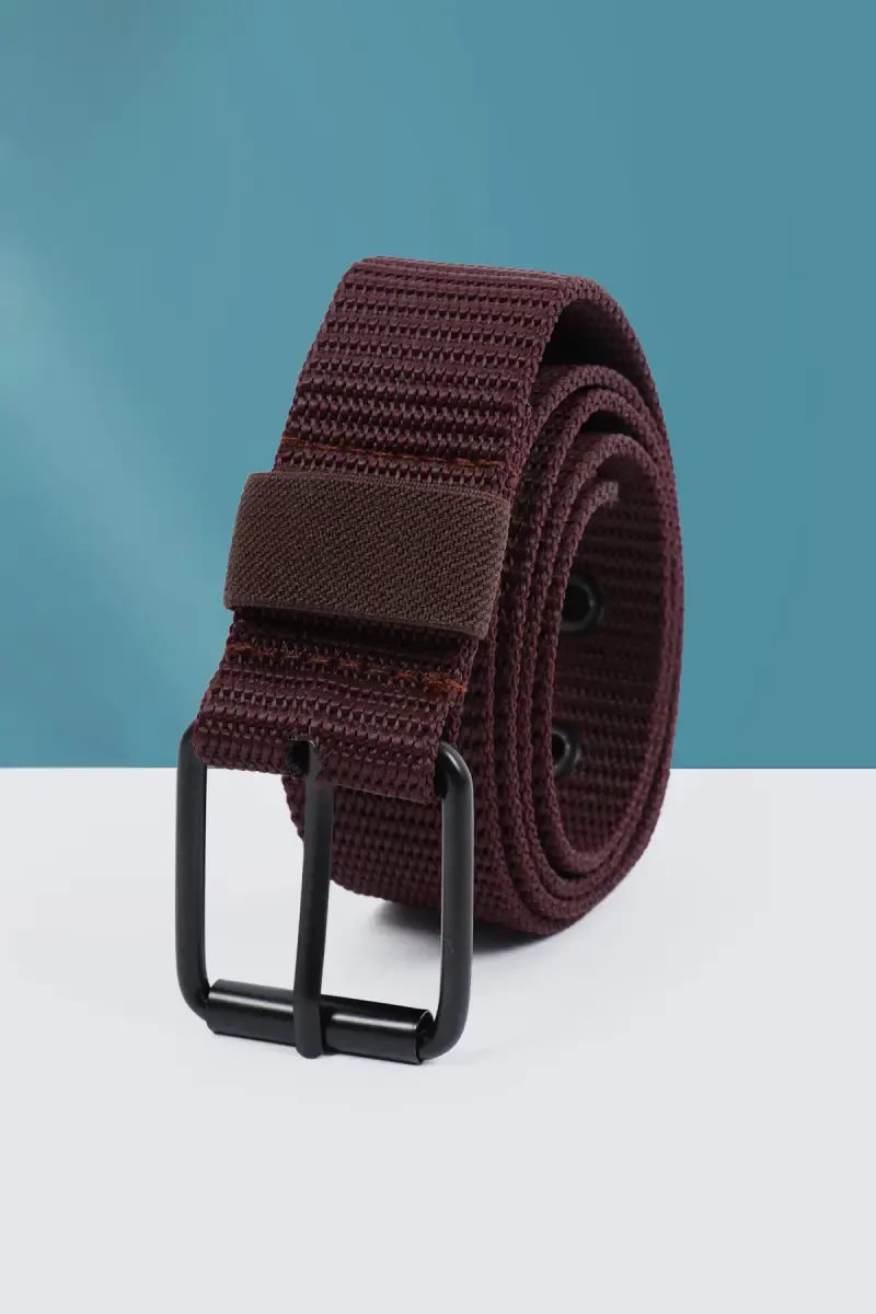 Canvas Textured Casual Belt for Men