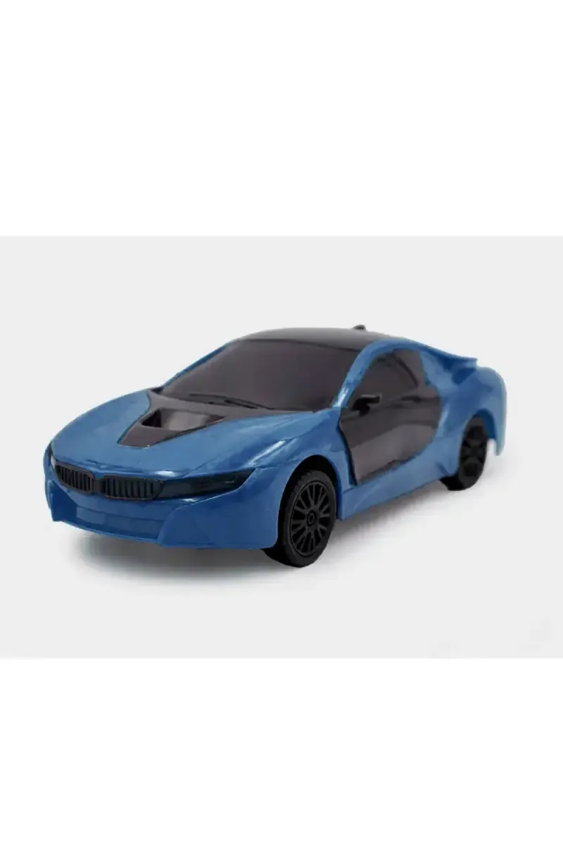 3D Light Remote Car for Kids - (Blue)