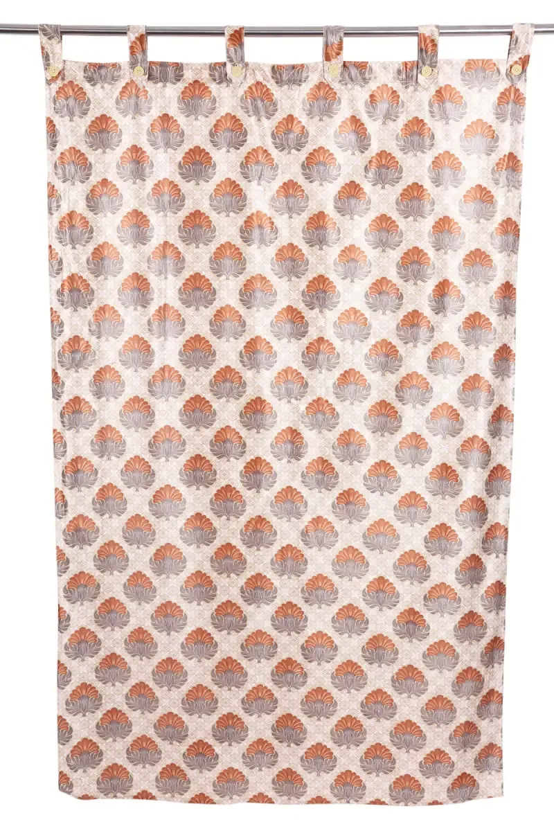Polyester Printed Window Curtain, Kalai Cotton - 5x4 Feet (Approx)