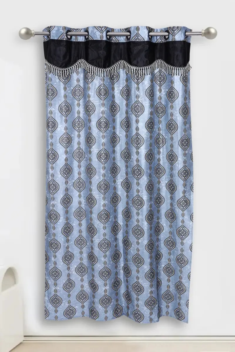 Polyester Printed Window Curtain, Kalai Cotton - 5x4 Feet (Approx)