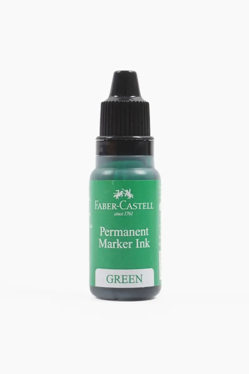 Faber-Castell Permanent Marker Refill Ink - 13ml (Green)