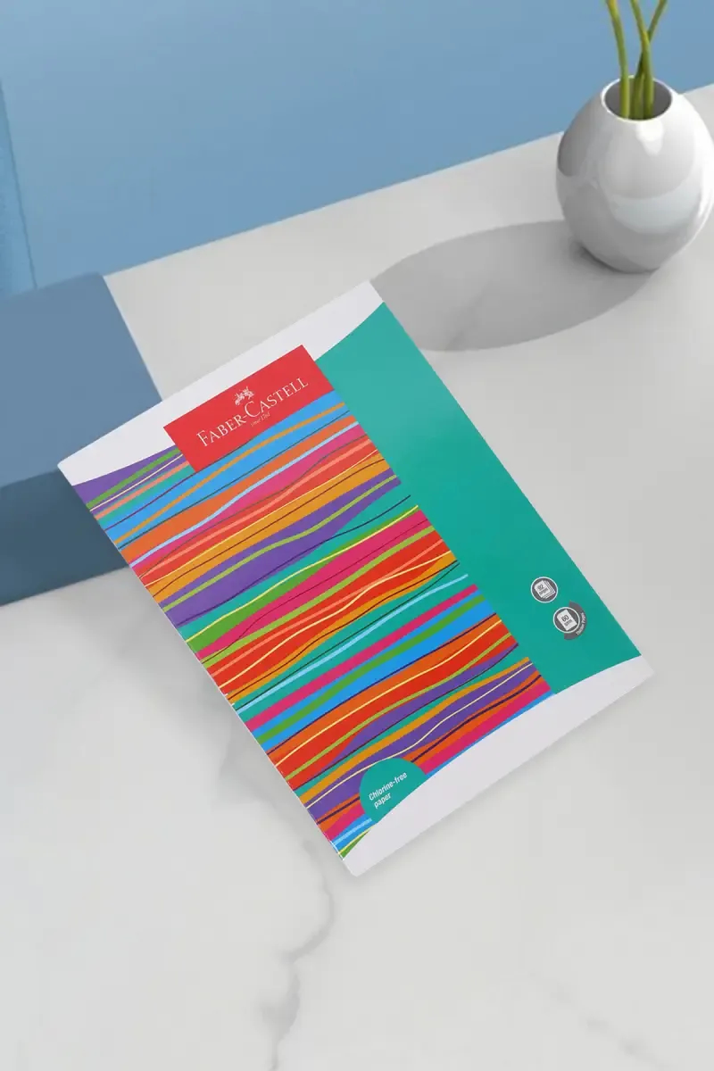 Faber-Castell Student Notebook Long 92 Pages Single Line (Multicolor)