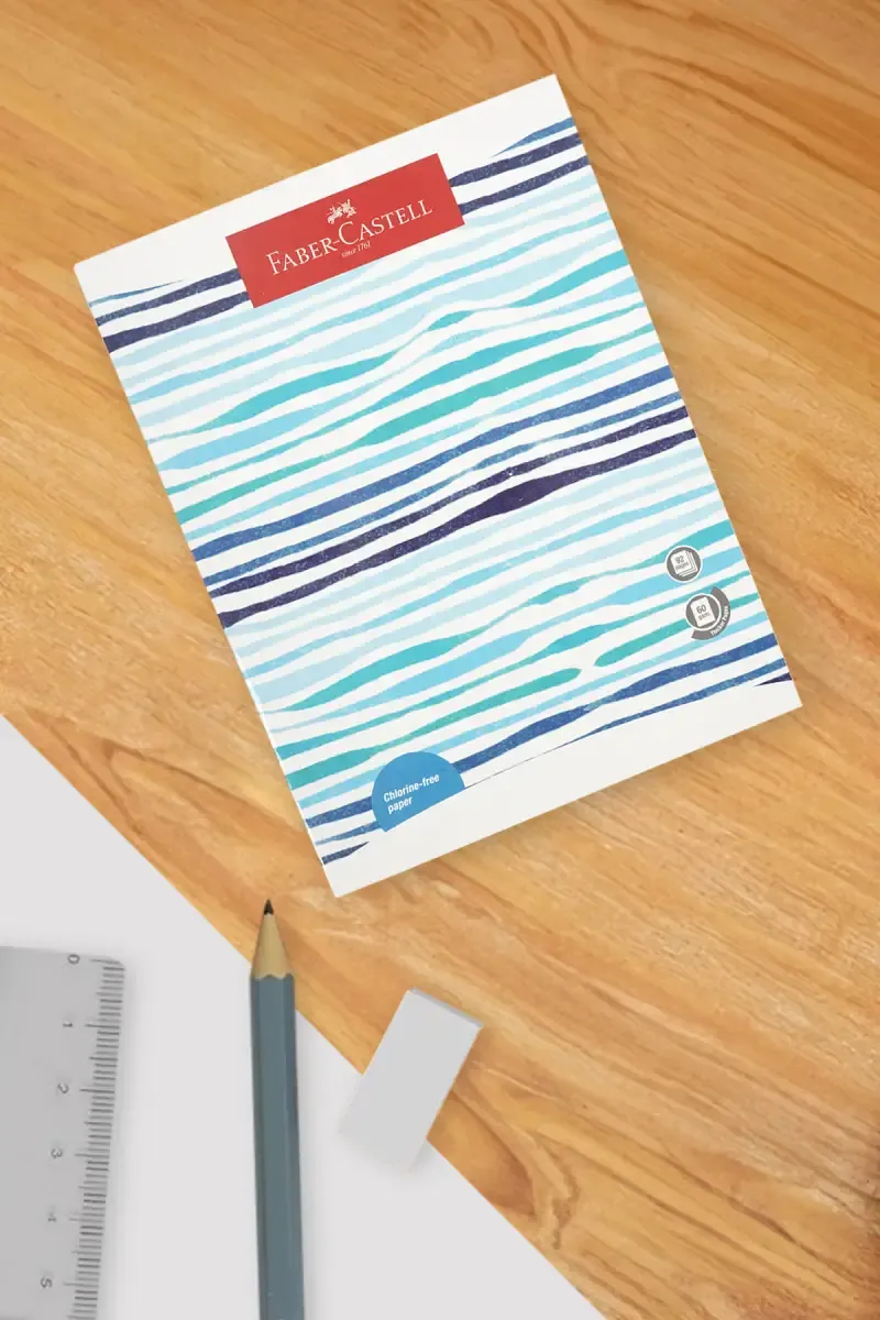 Faber-Castell Student Notebook Long 92 Pages single line (Multicolor)