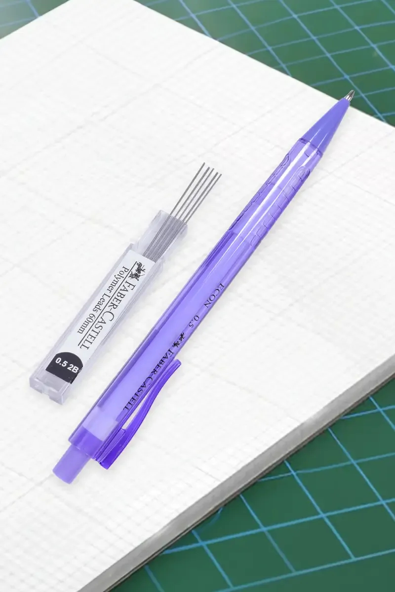 Faber-Castell Econ Mechanical Pencil 0.5mm (Purple)– Pack of 1