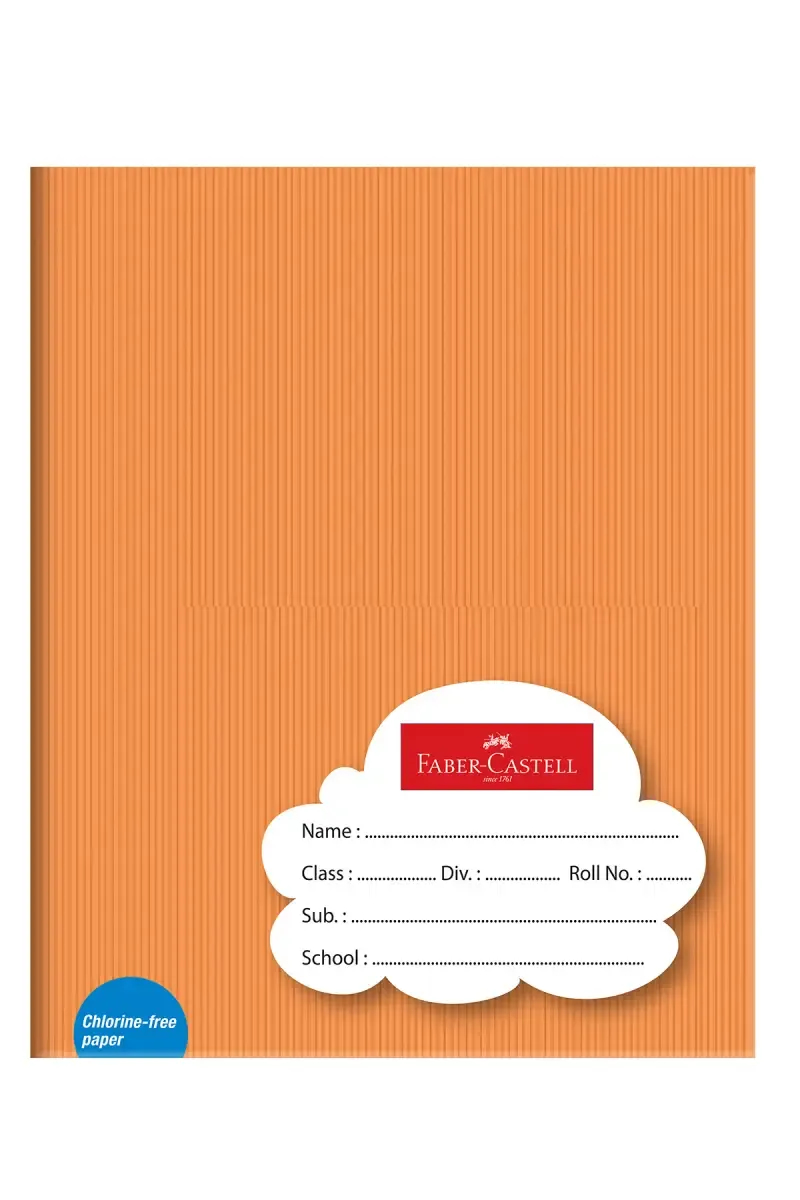 Faber Castell Student Brown Notebook Single line – 120 Pages (Brown)