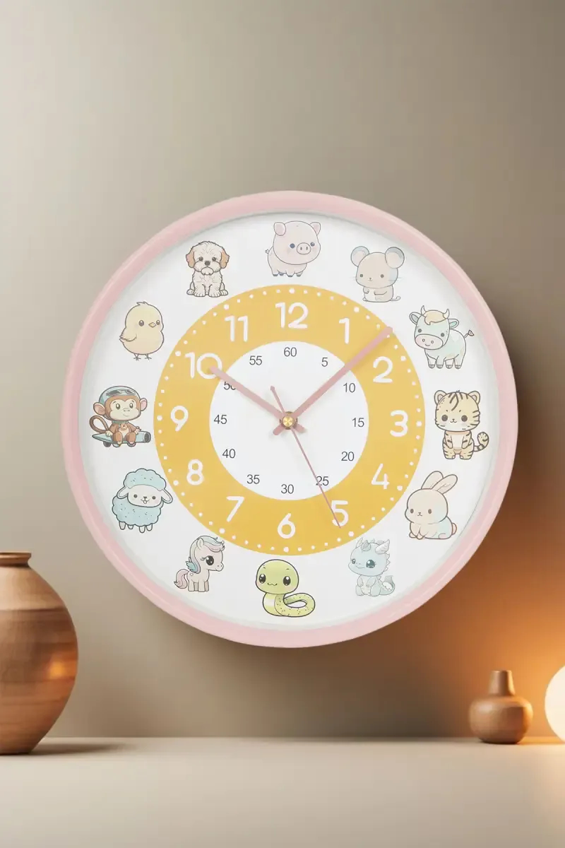 Plastic Analog Wall Clock - 34 cm
