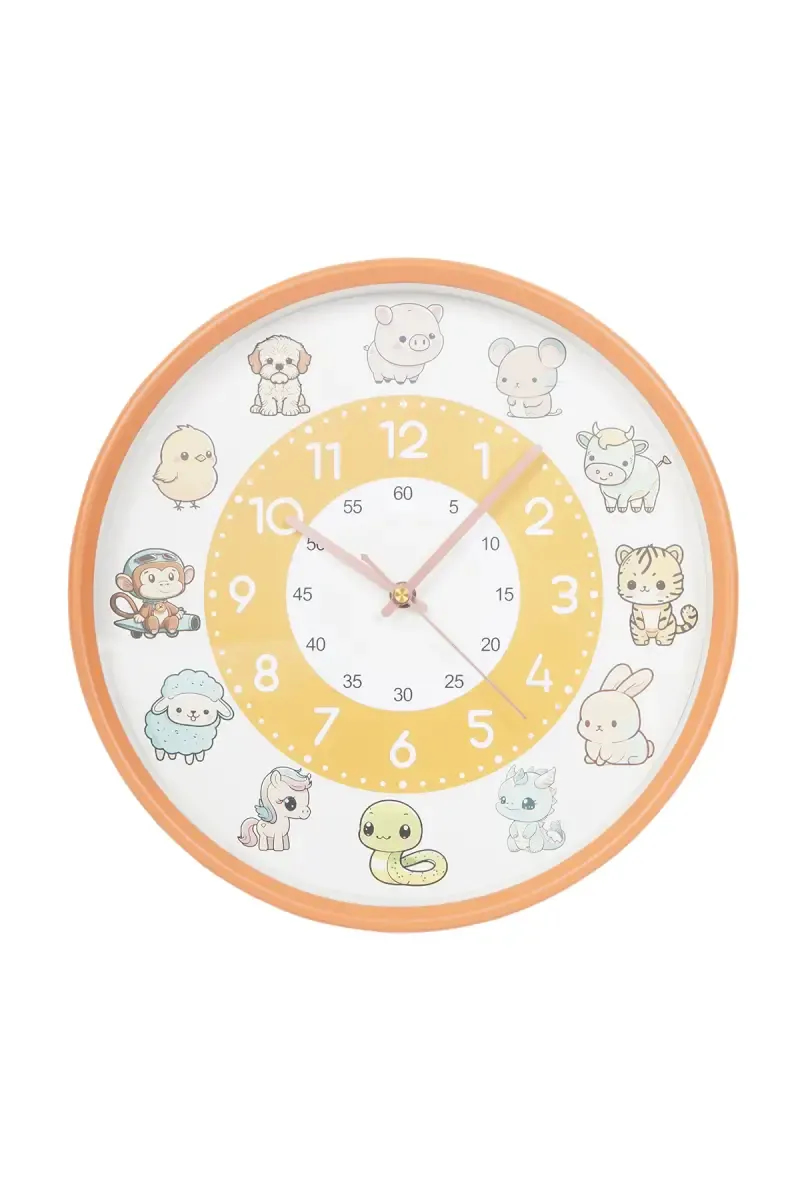 Plastic Analog Wall Clock - 34 cm