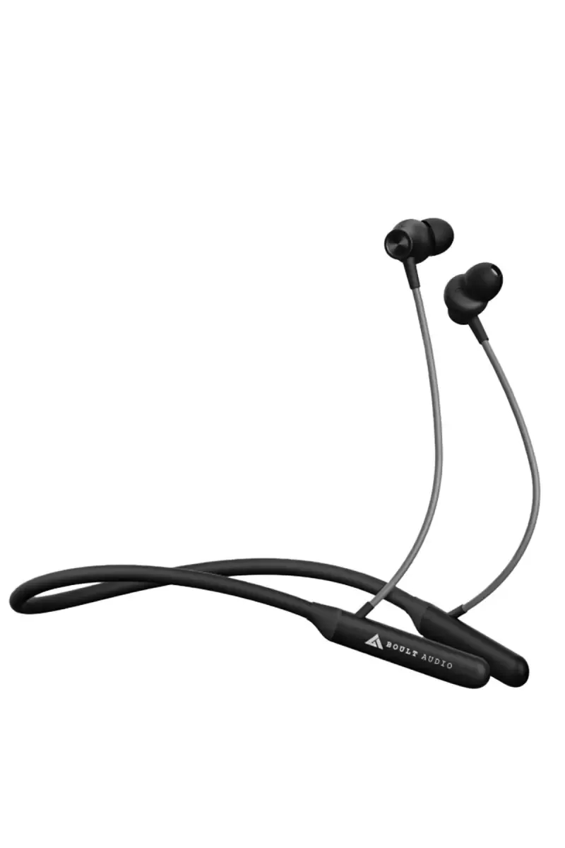Boult Surge Wireless Bluetooth In Ear Neckband with 35 Hrs Playtime, HD Mic, Inline Controls, IPX5 (Black)