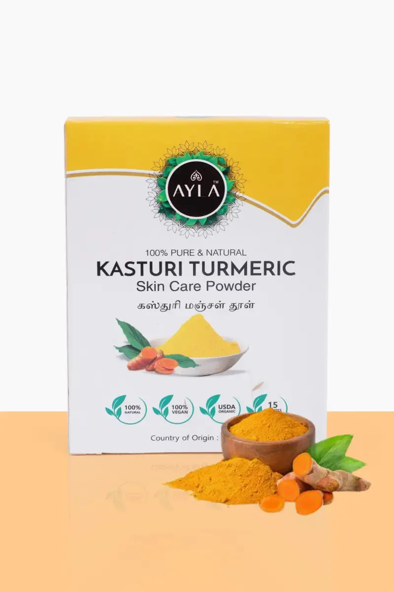 Ayla Kasturi Turmeric (Kasthuri Manjal) Skin Care Powder - 100g