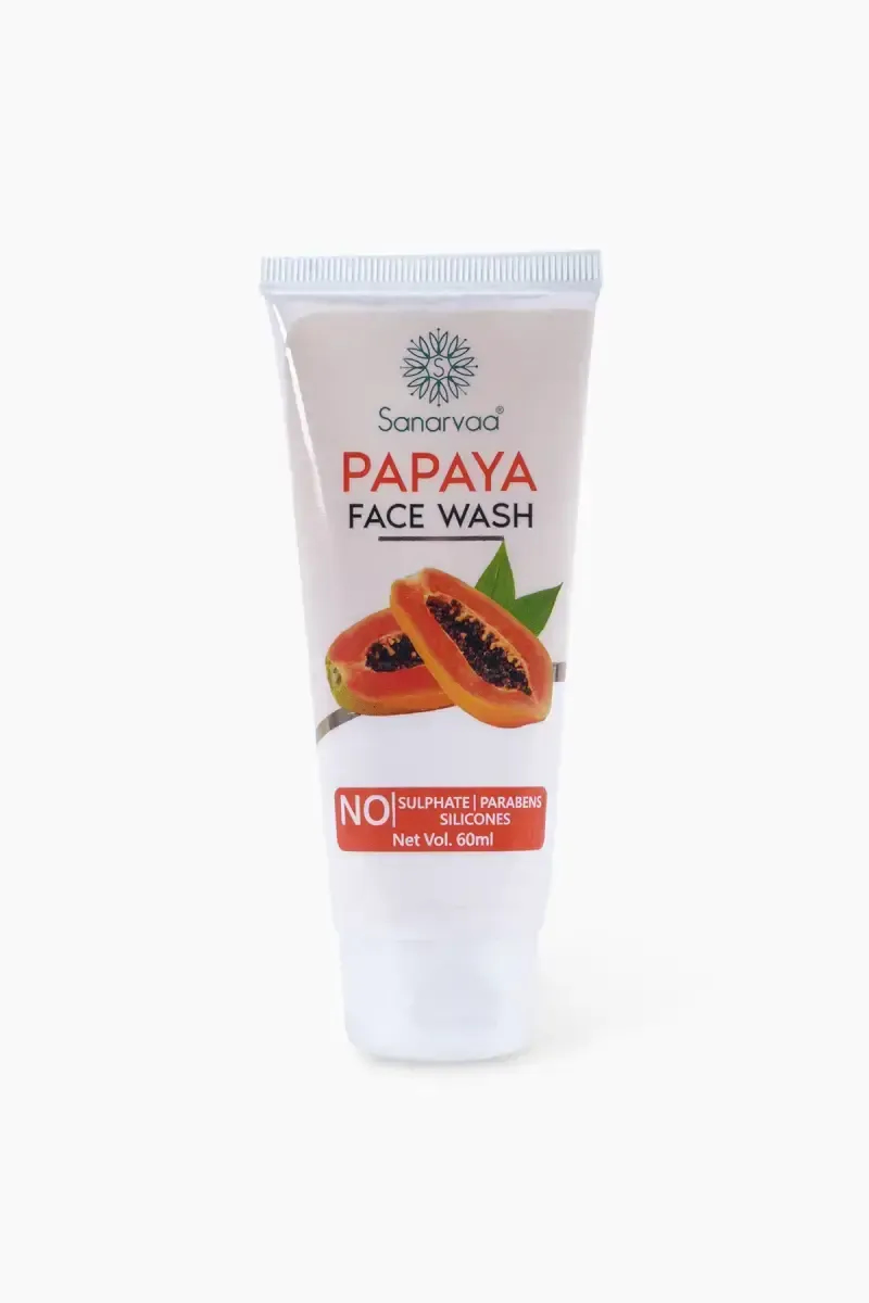Sanarvaa Papaya Face Wash - 60ml