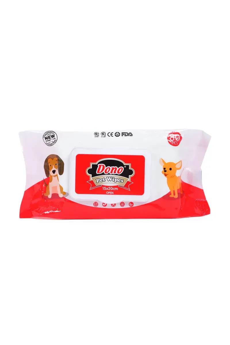 Canine Dono Pet Wipes 80 Pcs - Pack of 1