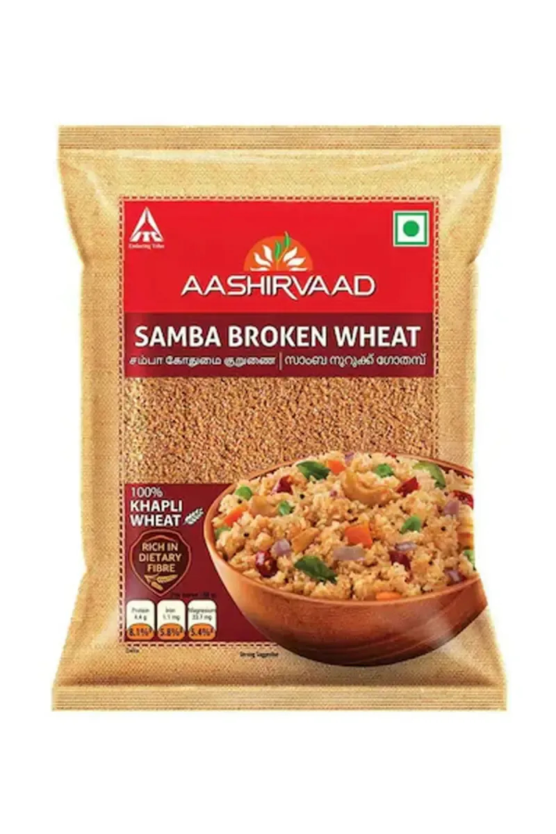 Aashirvaad Wheat Samba Rava  - 1Kg