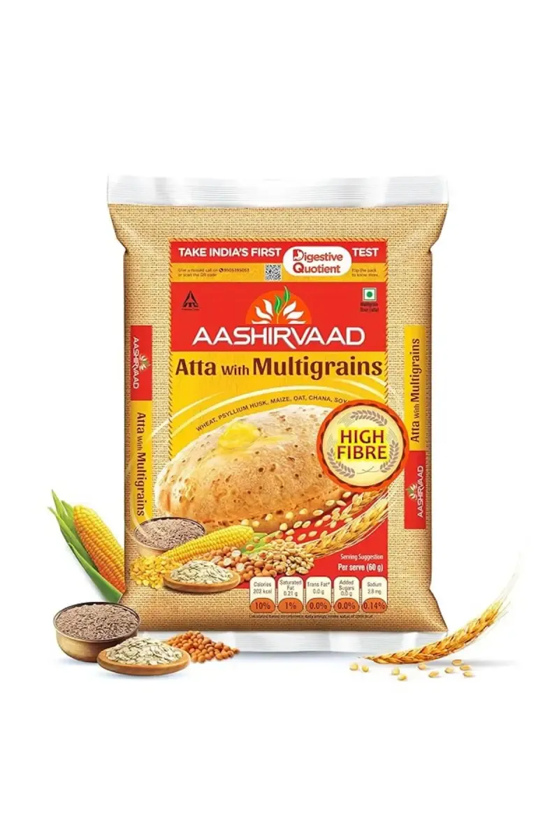 Aashirvaad Atta with Multigrains - 1Kg