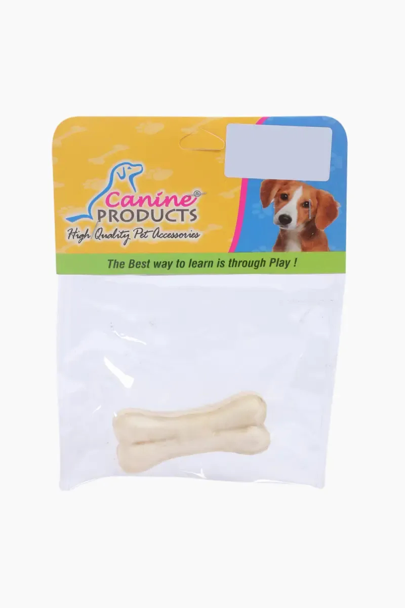 Canine Dog Bones 3 inch (White) - Pack of 1 