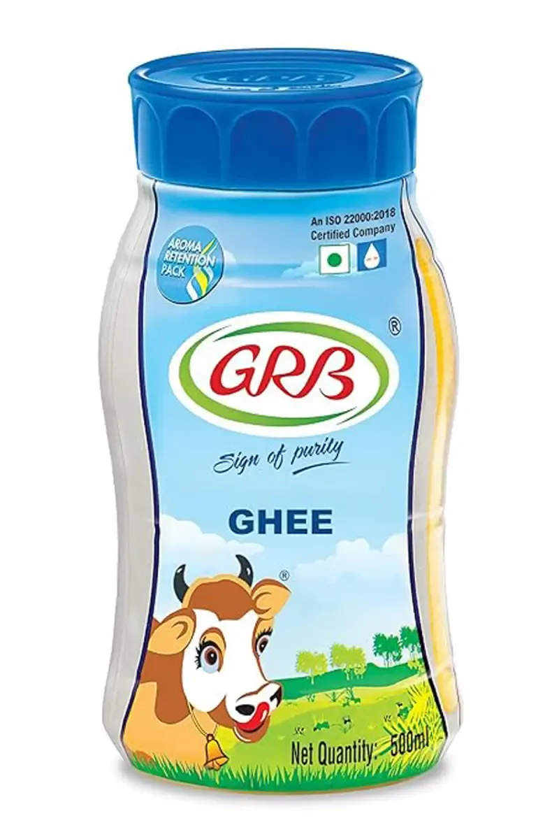 GRB Cow Ghee (Pasu Nei) - 500ml (Pet Jar)