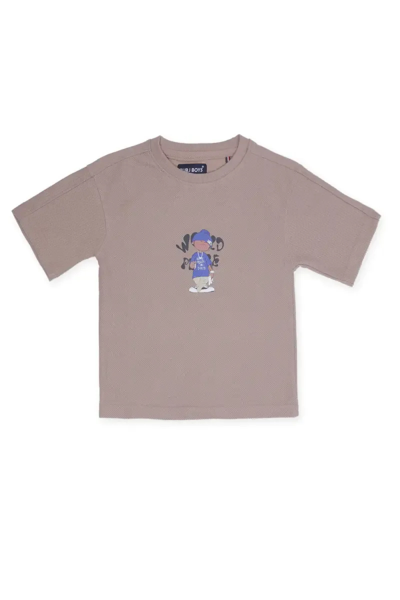 Polycotton Printed T-shirt for Boys