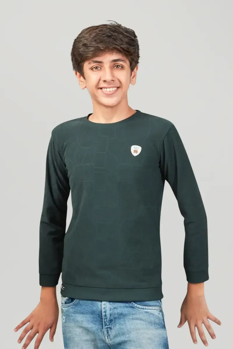 Boy's Cotton Full Sleeve T-shirt