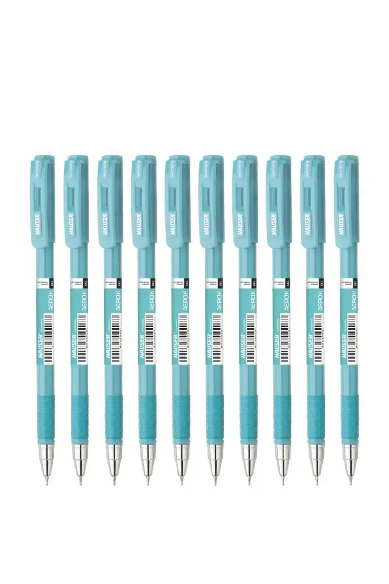Hauser Aerox Ball Pen (Blue) - Pack of 10