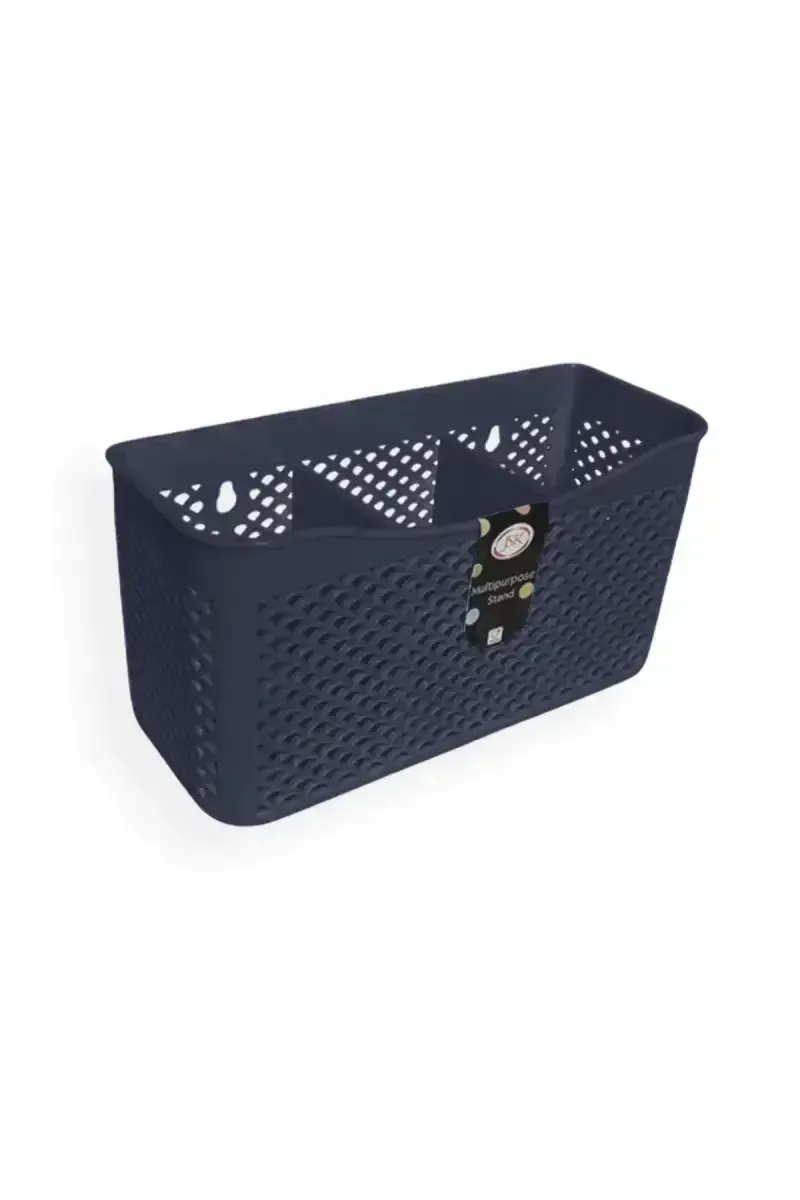 Plastic 3 Compartment Multipurpose Stand - 20 x 10 Cm